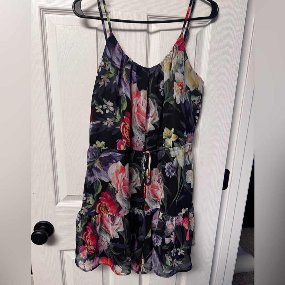 Express Floral Print Romper